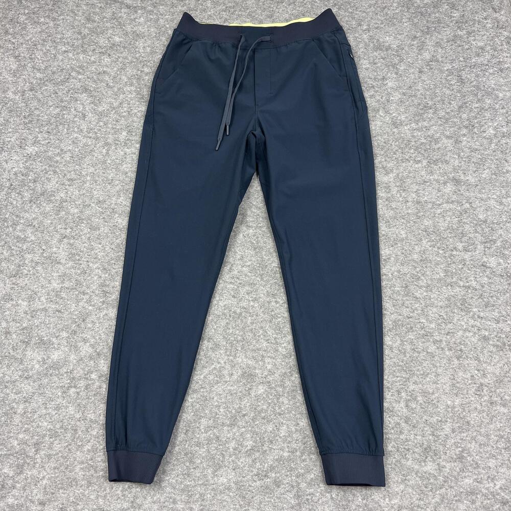 Birddogs Pants Mens L Blue Athletic Joggers Lined Boom For Your Boomstick Casual